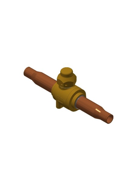 ZAWÓR KULOWY  GBC 10S CO2 45BAR BALL VALVE M/25  