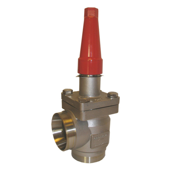 ZAWÓR SVA-S SS 100 D ANG STOP VALVE CAP PS50