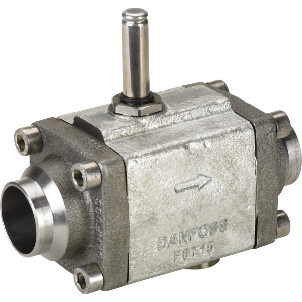 KORPUS.ZAW. ELEKTR.  EVRA 32 VALVE W. MANUAL DN32 ANSI