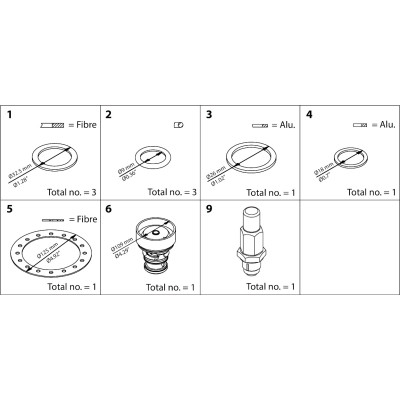 ZESTAW NAPRAWCZY -  ICS 65  OVERHAUL KIT  