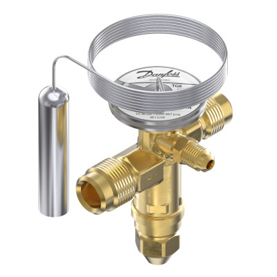 TGE 2.5 TERMOSTATYCZNY ZAWÓR ROZPRĘŻNY (ŚRUBUNEK) M/12 TGE 2.5 EXPANSIONVALVE FLARE M/12