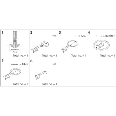 ZESTAW NAPRAWCZY -  REPAIR KIT, EVRAT / EVRST 20