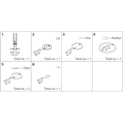 ZESTAW NAPRAWCZY -  REPAIR KIT, EVRAT / EVRST 10