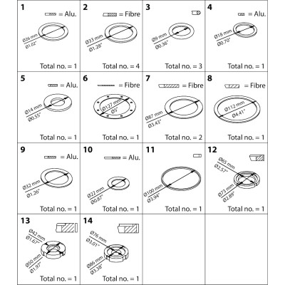 ZESTAW CZĘŚCI DO NAPRAWY BIEŻĄCEJ PM* 65 PM,PML/X ,MRV,65MEV,PMFH,500 REPAIR KIT  