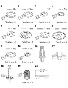 ZESTAW CZĘŚCI DO NAPRAWY GŁÓWNEJ PMLX 32 PMLX 32 OVERHAUL KIT