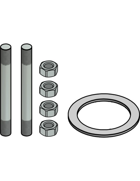 SZPILKI -  STAYBOLT SET M12 X 206 (TEA 85, TEAT85 A