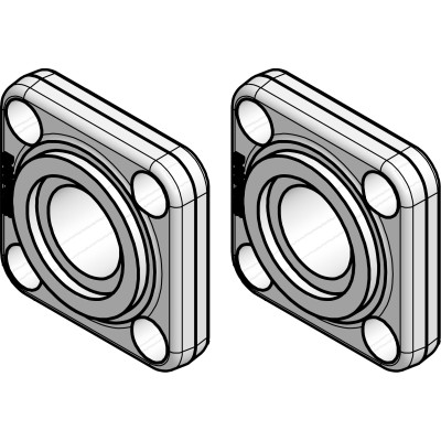 ZESTAW KOŁNIERZY WELD FLANGES 1 1/2""  