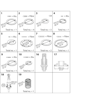 ZESTAW CZĘŚCI DO NAPRAWY GŁÓWNEJ PMC 20-20 PMC1 AND PMC3 OVERHAUL KIT  