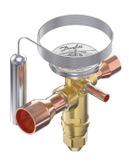 TGES 2.5 TERMOSTATYCZNY ZAWÓR ROZPRĘŻNY M/12 TGES 2.5  EXPANSIONVALVE SOLDER M/12