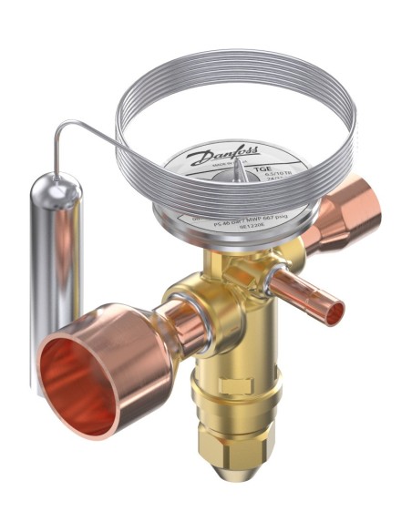 TERMOSTATYCZNY ZAWÓR ROZPRĘŻNY TGE 10 EXPANSIONVALVE SOLDER I/12