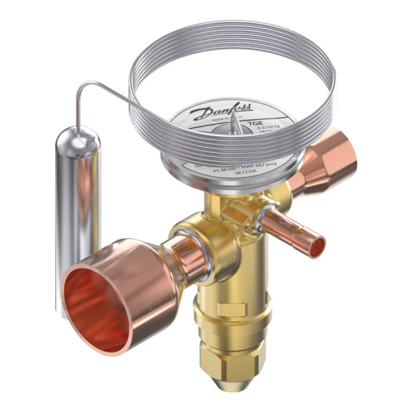 TGE 9.5 TERMOSTATYCZNY ZAWÓR ROZPRĘŻNY M/12 TGE 9.5 EXPANSIONVALVE SOLDER M/12