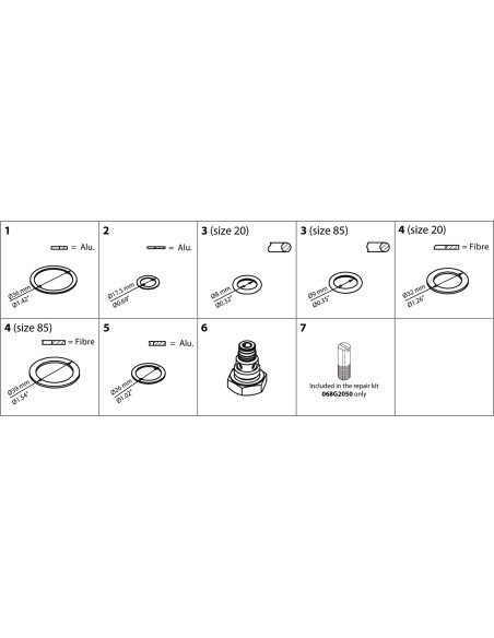 DYSZA  ORIFICE INSERT TEA 85-33