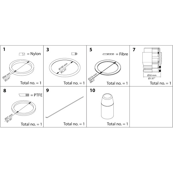 ZAWÓR REPAIR KIT FOR SVL 200 REPLACES 148B6069