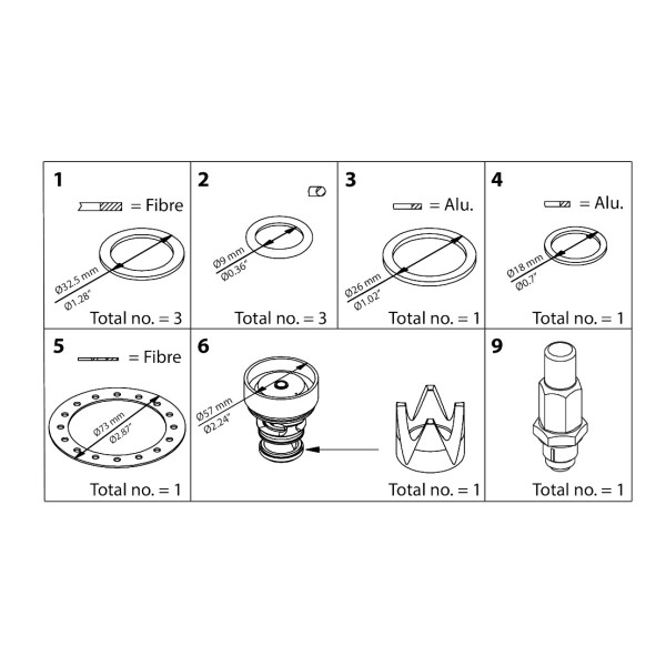 ZESTAW NAPRAWCZY -  ICS 25-10  OVERHAUL KIT