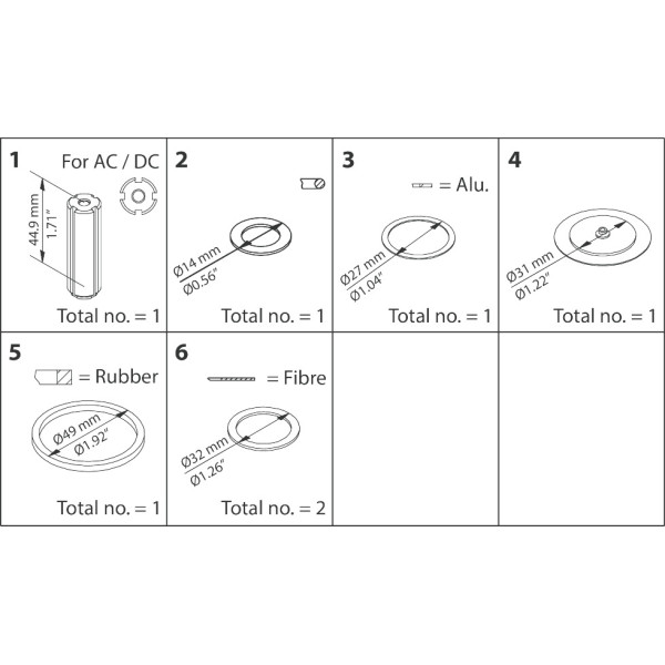 ZESTAW NAPRAWCZY -  REPAIR KIT, EVRA / EVRS 15