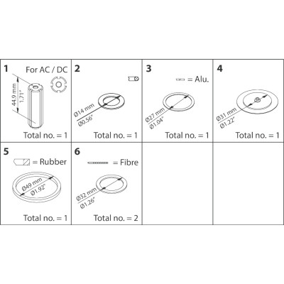 ZESTAW NAPRAWCZY -  REPAIR KIT, EVRA / EVRS 10