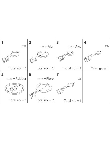 ZESTAW NAPRAWCZY -  INSPECTION KIT, EVR/A 25