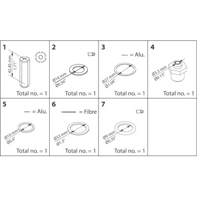 ZESTAW NAPRAWCZY -  REPAIR KIT, EVM NC.