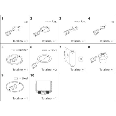 ZESTAW NAPRAWCZY -  REPAIR KIT, EVRA / EVRS 25