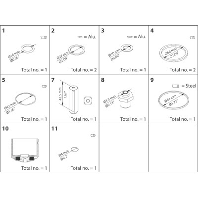 ZESTAW NAPRAWCZY -  REPAIR KIT, EVRA / EVRS 32