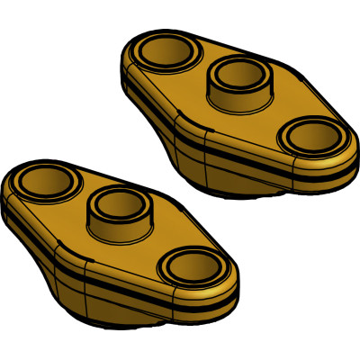 KOŁNIERZ-  FLANGE SET 1 1/8 IN SOLDERING (FA 20)  