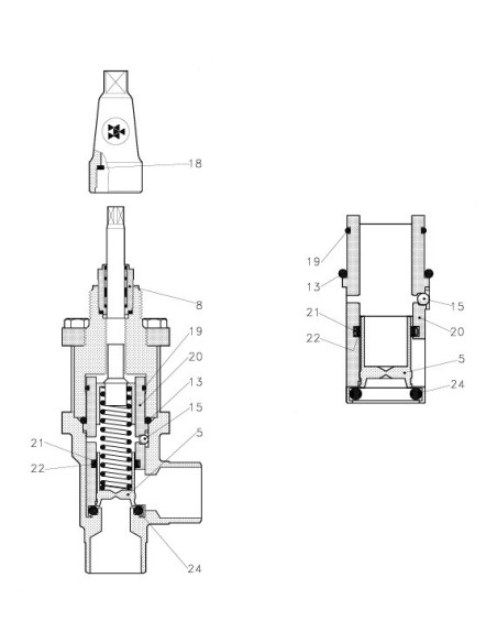 CZĘŚCI ZMAIENNE SPARE PARTS OFV  25 INC. GUIDE