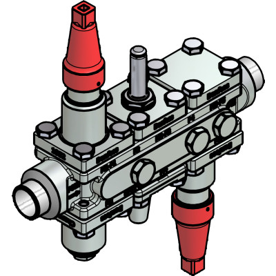 ZAWÓR BLOKOWY VALVE STATION ICF 20-6-4  