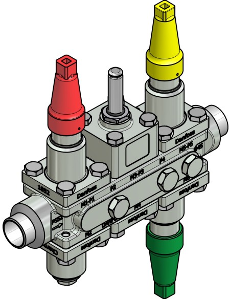ZAWÓR BLOKOWY VALVE STATION ICF 20-6-2HRB