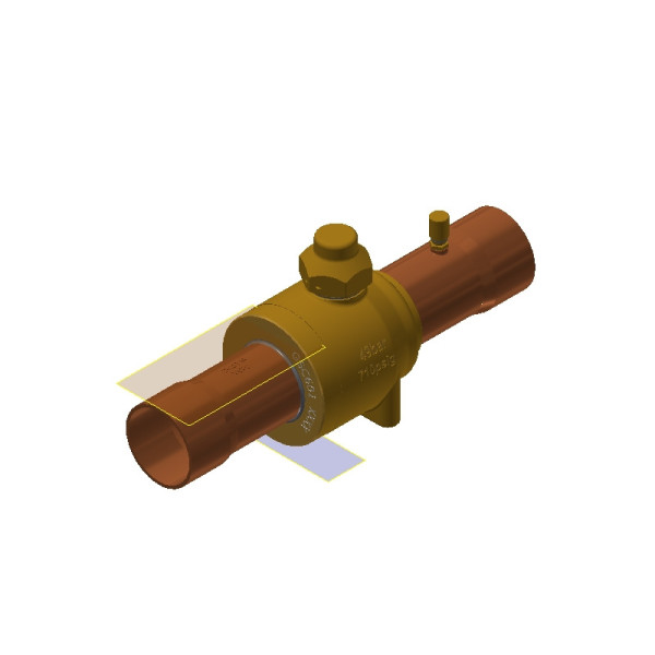 ZAWÓR KULOWY -  GBC 54S E BALL VALVE M/2