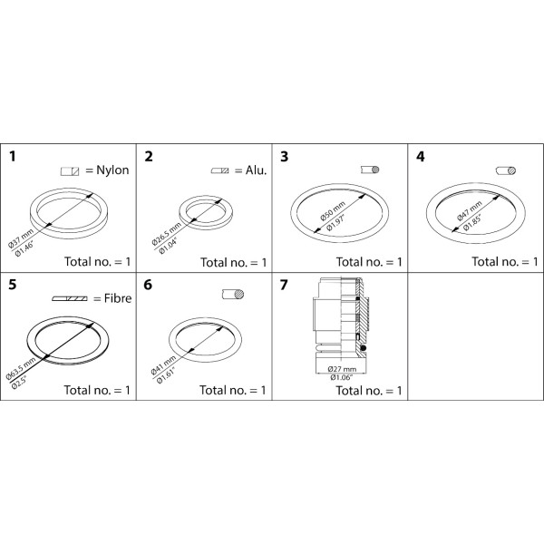 ZESTAW CZĘŚCI DO NAPRAWY BIEŻĄCEJ SVA, REG, SCA DN 50 REPAIR KIT 