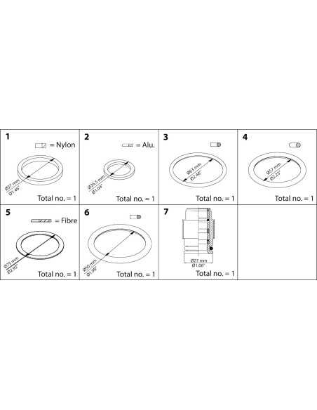 ZESTAW CZĘŚCI DO NAPRAWY BIEŻĄCEJ SVA, REG, SCA DN 65 REPAIR KIT 