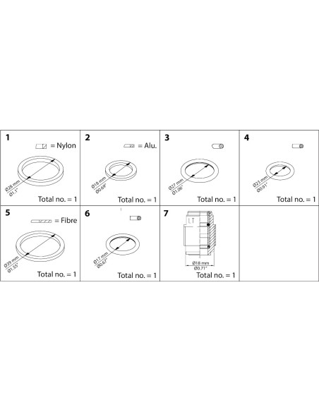 ZESTAW CZĘŚCI DO NAPRAWY BIEŻĄCEJ SVA, REG, SCA DN 15-20 REPAIR KIT 