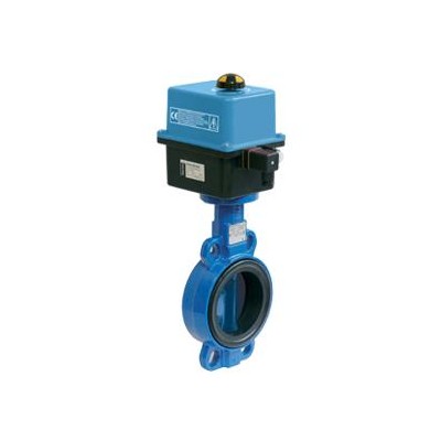 Przepustnica bezkołnierzowa SYLAX z napędem elektr. on/off SOCLA seria ER+ 230V/50Hz, DN 80