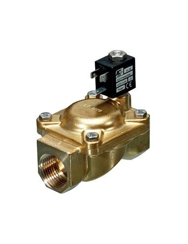 Zawór elektromagnetyczny z serwosterowaniem wraz z cewką ,Typ WKB2  DN 1 1/2"