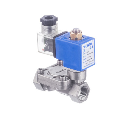 ZAWÓR ELEKTROMAGNETYCZNY S6031 NO G3/8" 12.5SS FKM  C40 230V AC 15VA C80 IP65