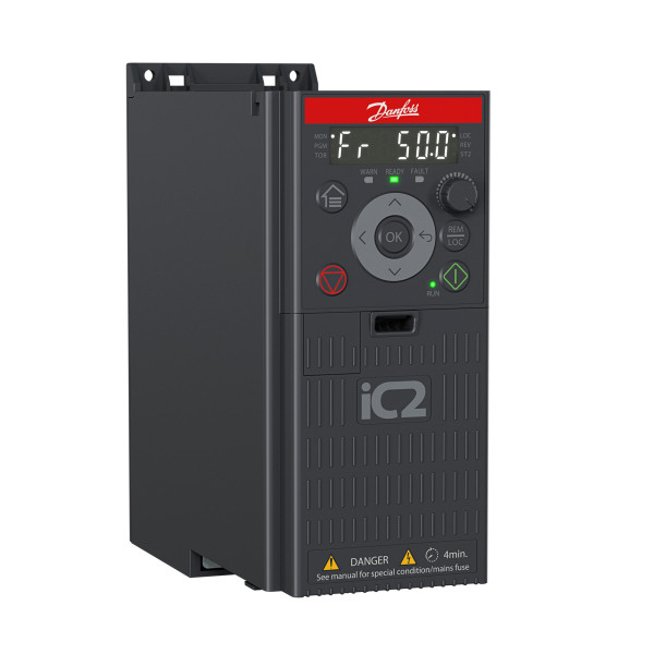 FALOWNIK DANFOSS  IC2-30FA1N02-09A6E20F4+ACXX 2,2KW/9,6A/3HP 1X200-240V/3X200-2440V AC IP20