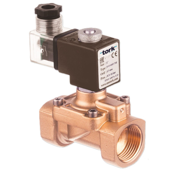 ZAWÓR ELEKTROMAGNETYCZNY   S2083 NC G1" 17B PTFE - korpus b/cewki