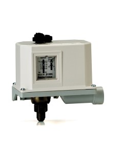 PRESOSTAT B12 12 … 50 BAR, HISTEREZA 6 … 15 BAR, AUTOMAT. RESET, GZ G1/4", IP65, PRZYŁĄCZE MOSIĘŻNE 2