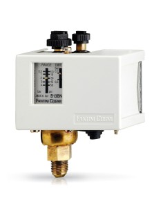 PRESOSTAT B13 0,3 … 4 BAR, HISTEREZA 0,1 … 0,5 BAR, AUTOMAT. RESET, GZ G1/4", IP40, PRZYŁĄCZE MOSIĘŻNE 2